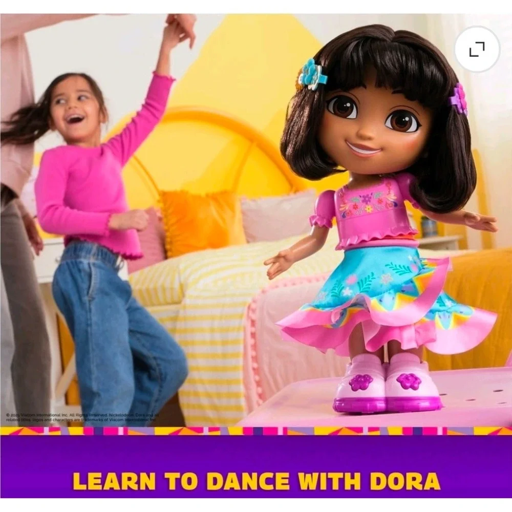 Dance With Me Dora the Explorer Interactive Doll Bilingual Phrases Songs New